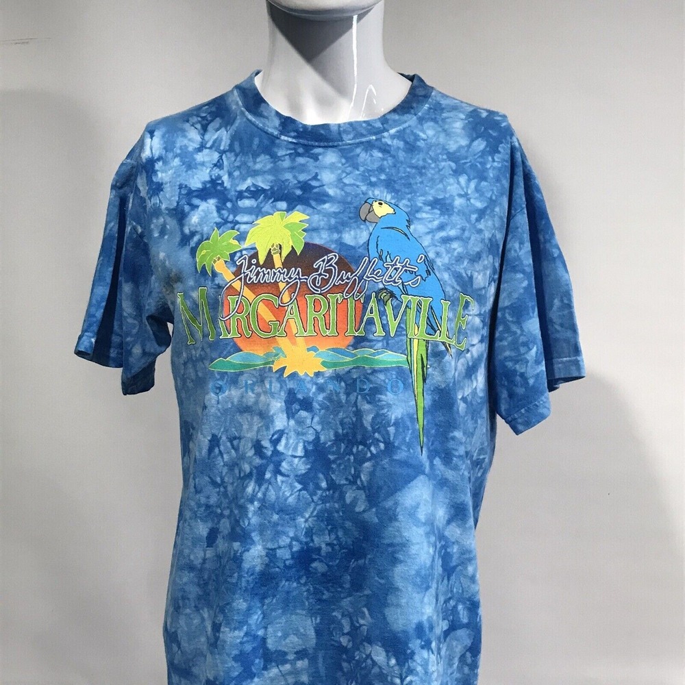 Jimmy Buffett's Margaritaville Orlando Tie Dye T-Shirt Adult Medium, Pre-Owned - Picture 3 of 12